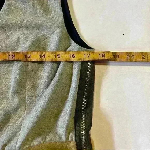 Harvey Faircloth silk lined design wool top Large. Mixed Materials Eclectic - Picture 9 of 10